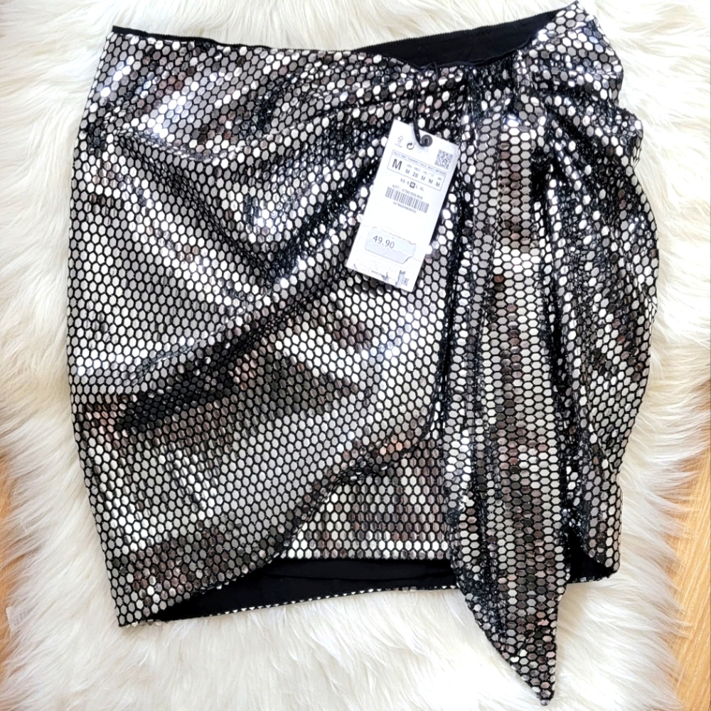Zara Sequin skirt *new*